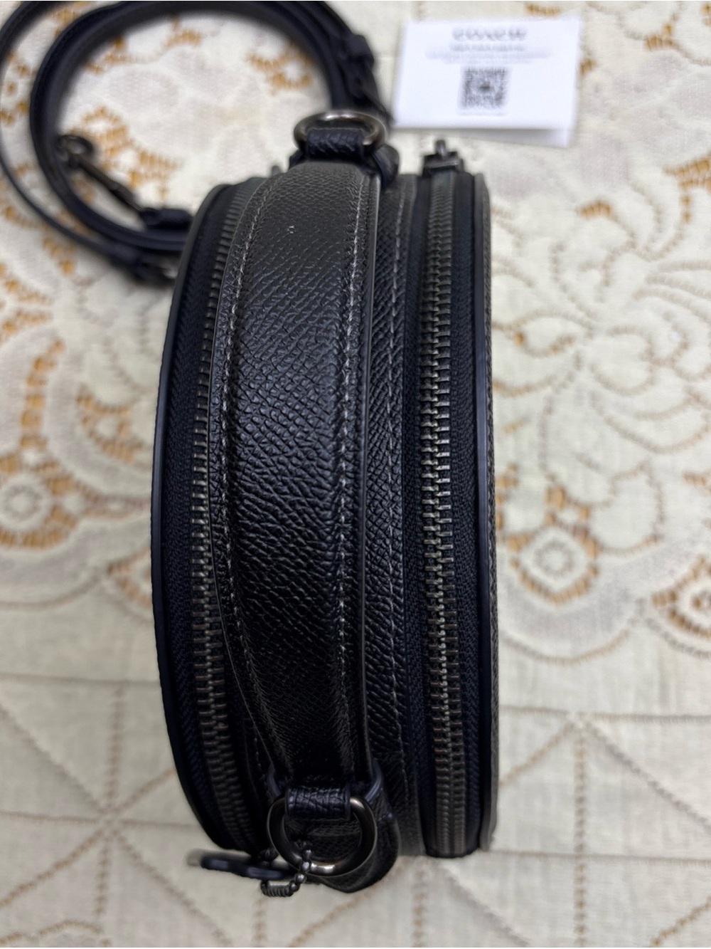 Coach Halloween Black Cat Canteen Crossbody Satchel - Picture 7 of 16